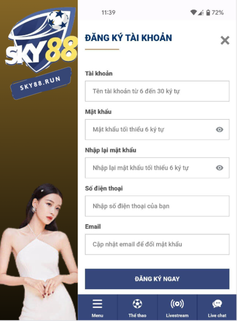 đăng ký nhà cái sky88